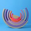 ⁦قوس قزح ليلكيّ فوسفوريّ Rainbow Neon Pink⁩ – תמונה ⁦2⁩