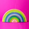 قوس قزح أخضر فوسفوريّ  Rainbow Neon Green