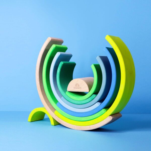 ⁦قوس قزح أخضر فوسفوريّ  Rainbow Neon Green⁩ – תמונה ⁦2⁩