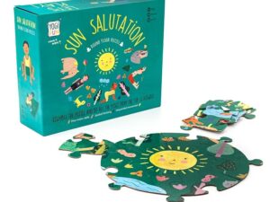 🧩 بازل تحية الشمس – يوغا ممتعة لكل العائلة 🌞