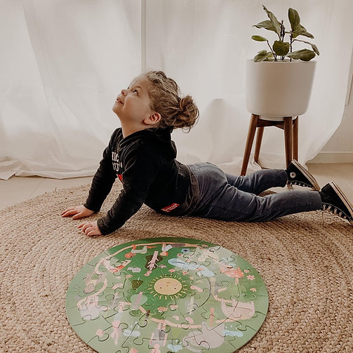 🧩 بازل تحية الشمس – يوغا ممتعة لكل العائلة 🌞 – תמונה 4