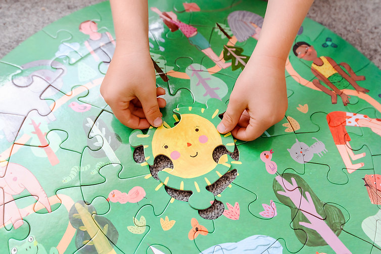 🧩 بازل تحية الشمس – يوغا ممتعة لكل العائلة 🌞 – תמונה 3